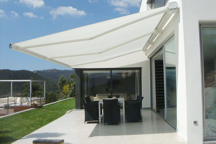 awning retractable folding arms 6000 markilux