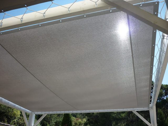 Pergola Textile Soltis micro aérée