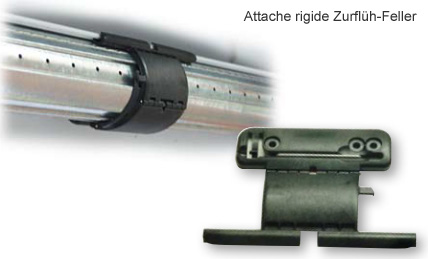 Attache de tablier rigide de volet roulant