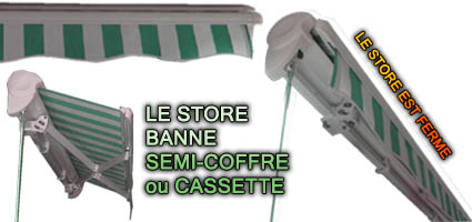 stores banne exterieur semi coffre
