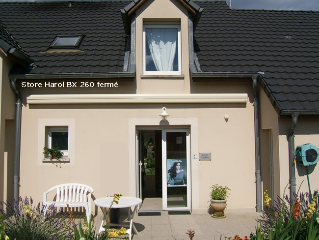 Store coffre BX Harol fermé
