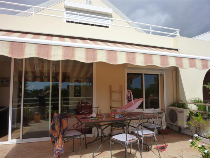 Store banne table terrasse extérieur