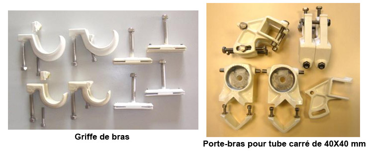 Changer, remplacer la griffe ou le porte bras d'un store banne