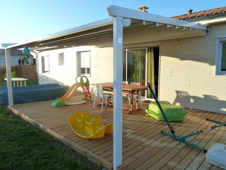 pergola terrasse bois