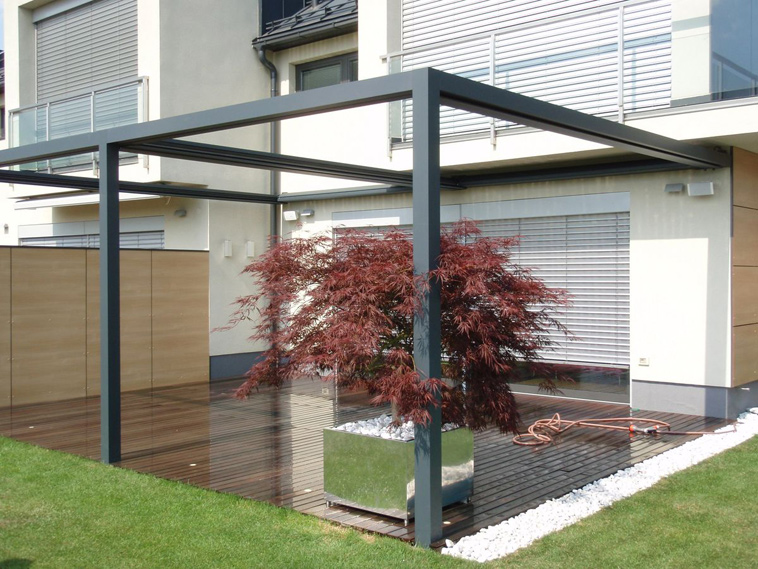 Pergola aluminium ouverte structure