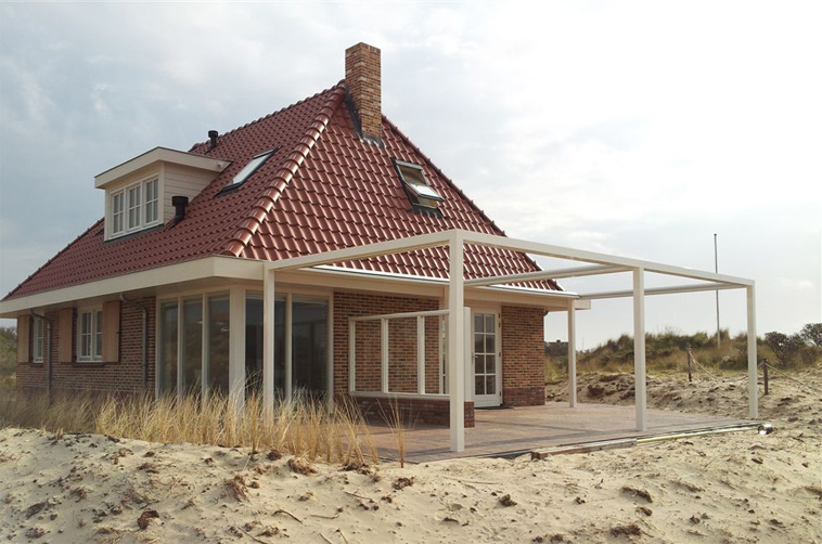 Pergola à pieds en alu