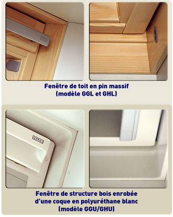 Velux bois ou finition blanche