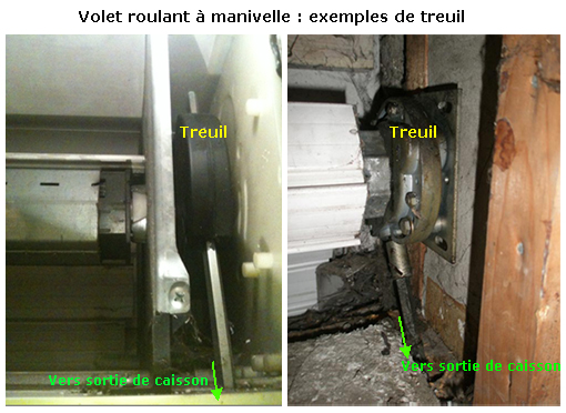 Treuil de volet roulant