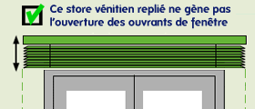 Hauteur de pose d'un store vnitien