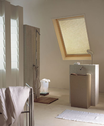 Store plissé Luxaflex pour chassis de toit Velux, Fakro, toitciel, Roto