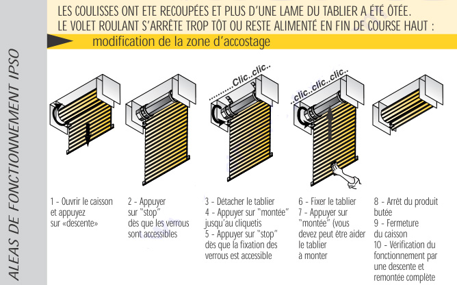 Problme sur moteur Somfy Ipso de volet roulant