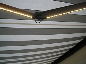 Eclairage LED Store banne terrasse