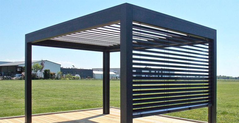 Pergola brise soleil orientable