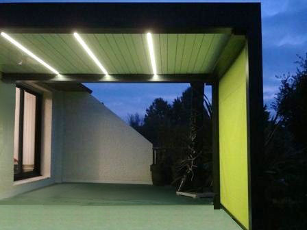 Pergola Open avec led éclairage intégré