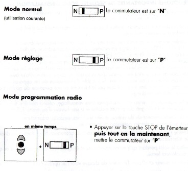 Programmation tlcommande Franciaflex