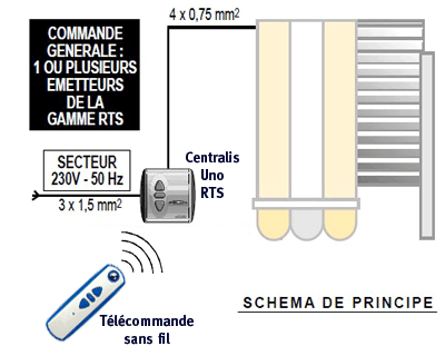 Inverseur Centralis Telis Somfy