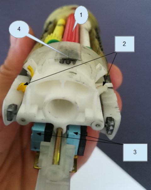 Démontage de moteur Somfy Ipso