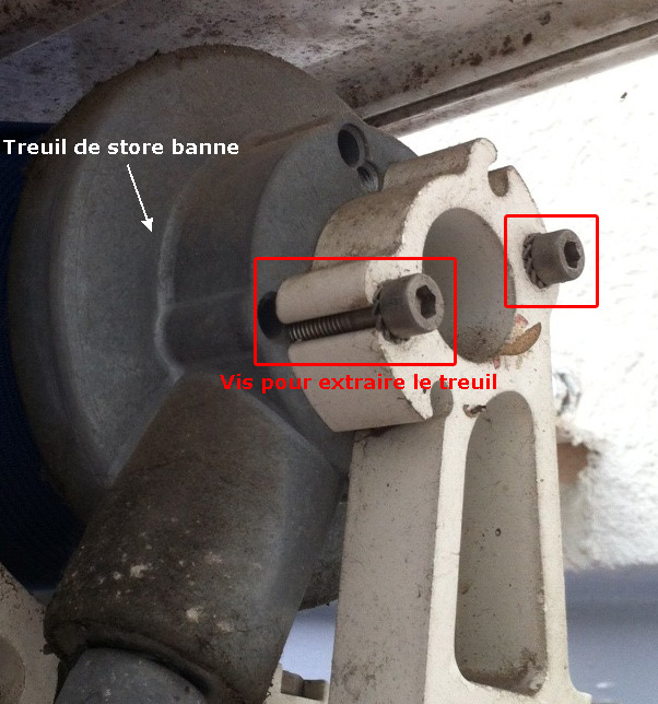 Treuil de store banne