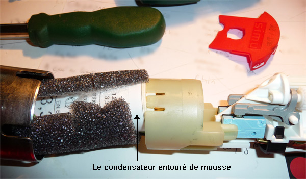 Moteur Simu en vue éclatée